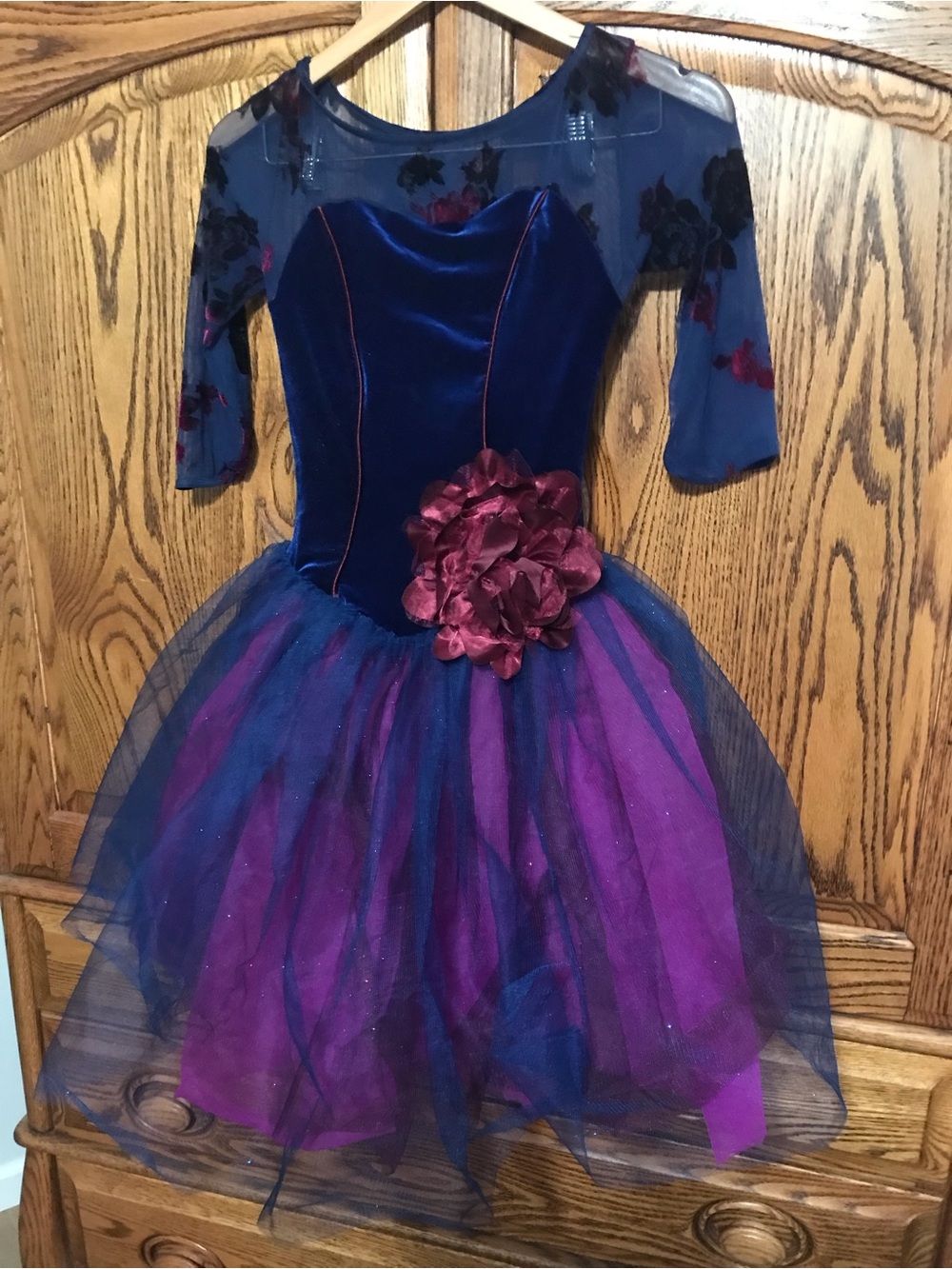 Weissman Adult Small Sweet Apocalypse Tutu Dance Ballet Costume Blue Purple